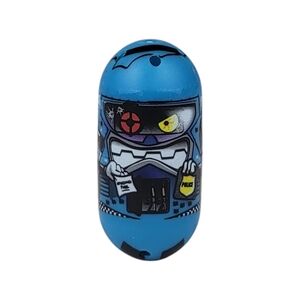Mighty Beanz Robot Cop Bean #241 Series 3 - Moose 2010